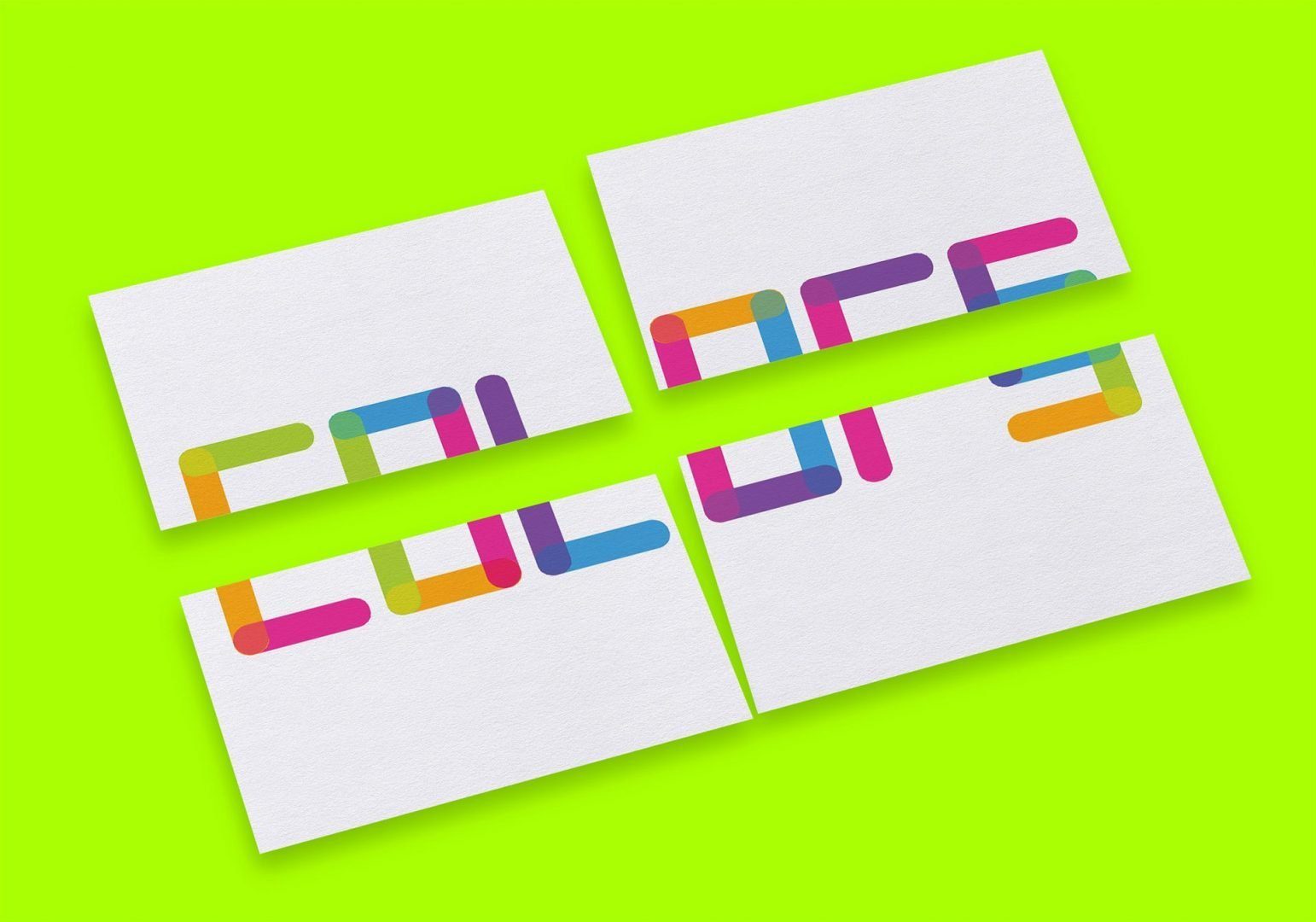 Colors - colors non profit branding business card back - Zera Creative