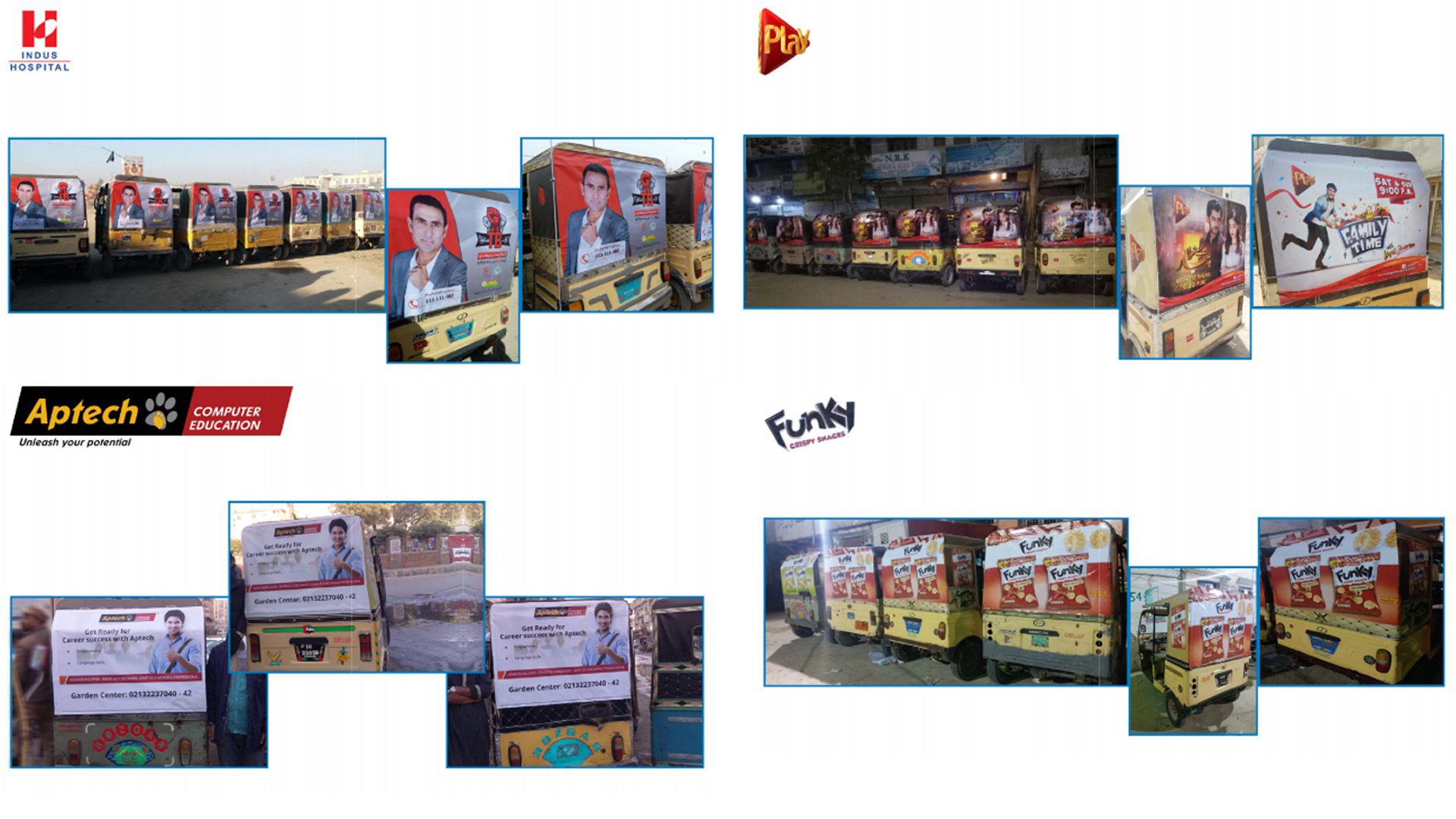rickshaw advertising karachi