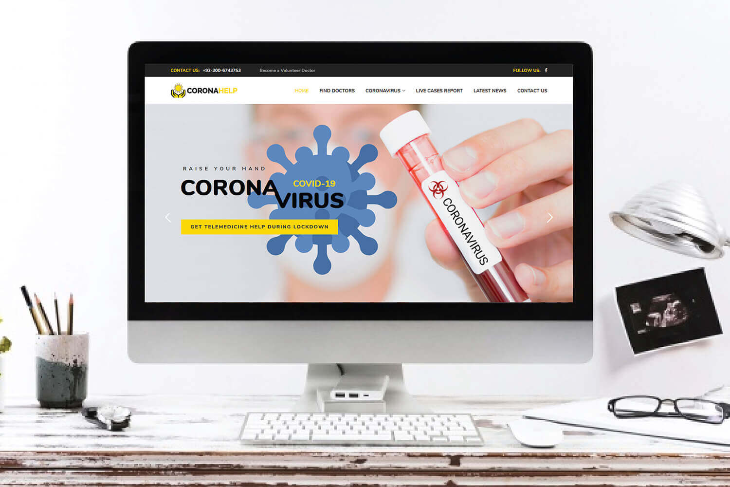 Corona Help Website Development