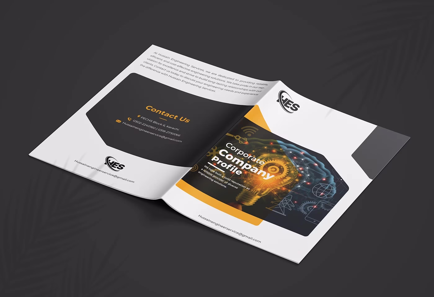 Company Profile Design - ef7054102148465.64cb50ec5f2a4 - Zera Creative