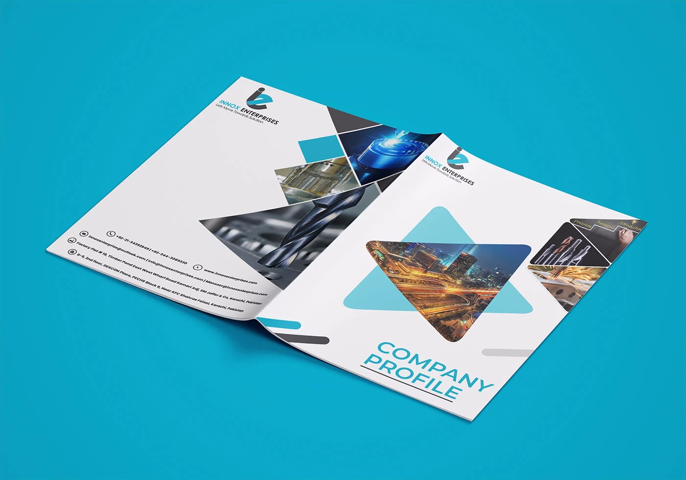 Company Profile Design - f38deb102148465.61275be9c3025 - Zera Creative